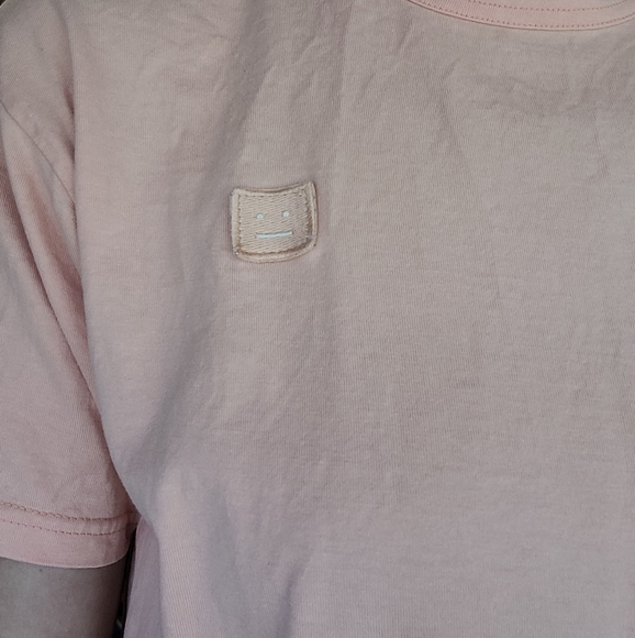 Acne Studios Peach Cotton T Shirt - Picture 2 of 4